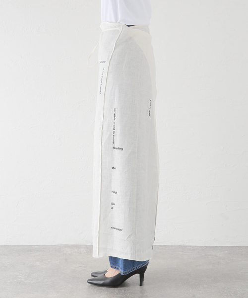 plage スカート BASERANGE/ベースレンジ WRAP PAGE レディース
