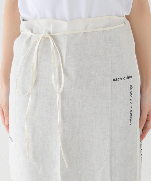 plage スカート BASERANGE/ベースレンジ WRAP PAGE レディース
