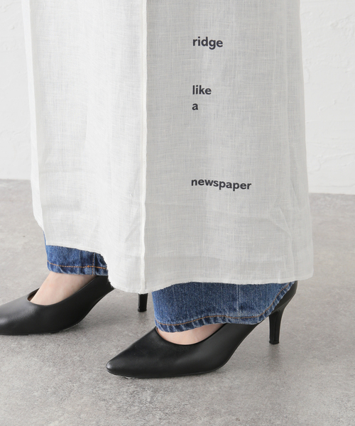 plage スカート BASERANGE/ベースレンジ WRAP PAGE レディース