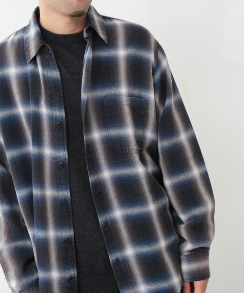 UNFOLLOW（アンフォロー） シャツ 「FOLL / フォル」vintage washed