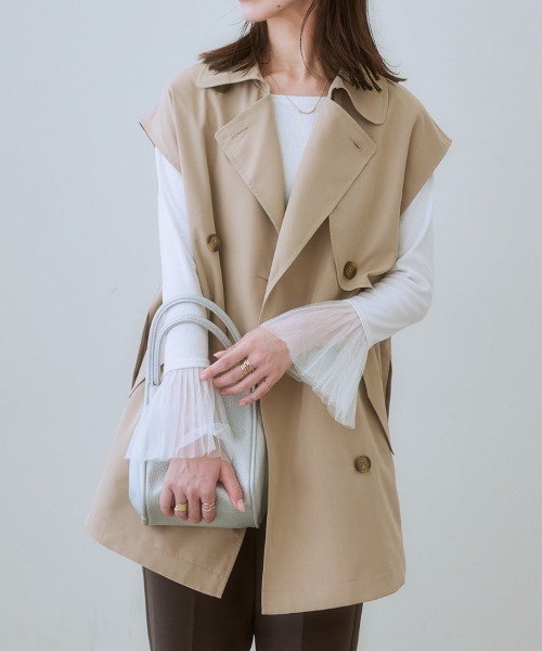 【IIROT/イロット】TRENCH VEST（トレンチ　ベスト）　ジレ IIROT/イロット】TRENCH VEST（トレンチベスト）ジレ