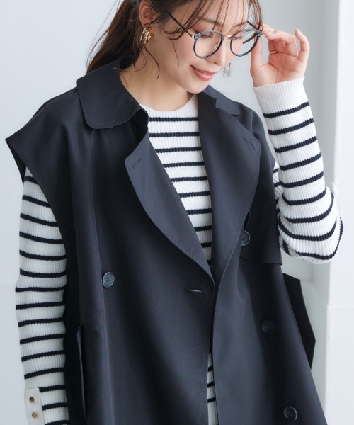 【IIROT/イロット】TRENCH VEST（トレンチ　ベスト）　ジレ IIROT/イロット】TRENCH VEST（トレンチ ベスト） ジレ