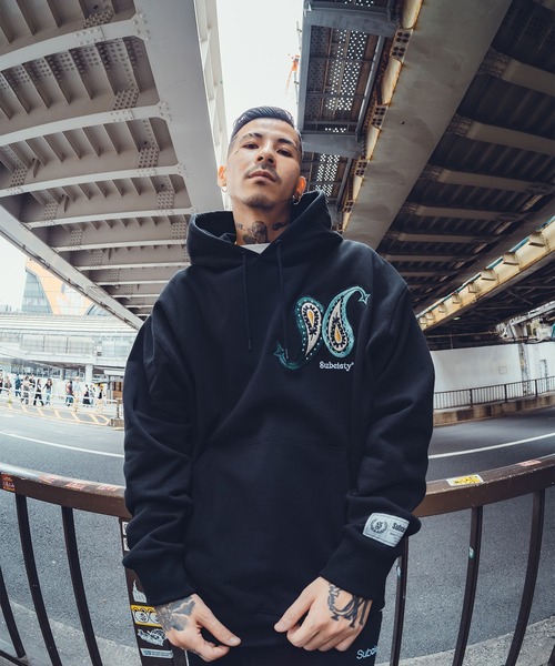 Subciety（サブサエティ） パーカー EMBROIDERY PAISLEY PARKA メンズ
