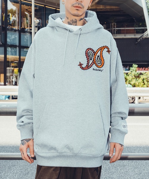 Subciety（サブサエティ） パーカー EMBROIDERY PAISLEY PARKA メンズ