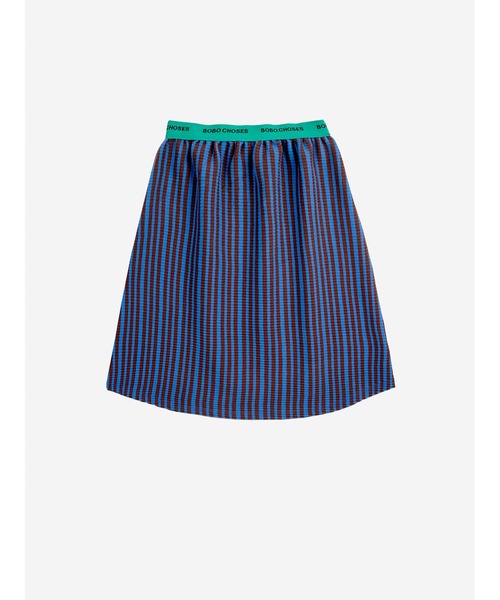 タグ付き新品　BOBOCHOSES キルトスカート BOBO CHOSES（ボボショーズ） スカート Bobo Choses stripes ribbed