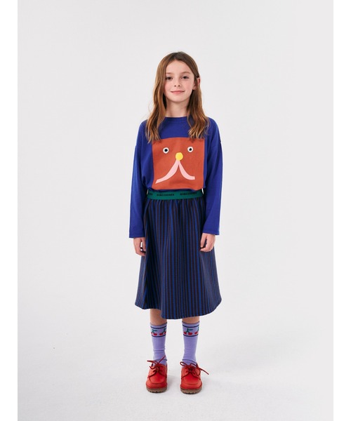 タグ付き新品　BOBOCHOSES キルトスカート BOBO CHOSES（ボボショーズ） スカート Bobo Choses stripes ribbed