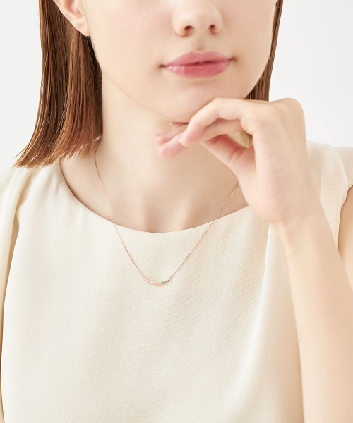 ネックレス 「5月誕生石」シルバー ネックレス レディースの画像