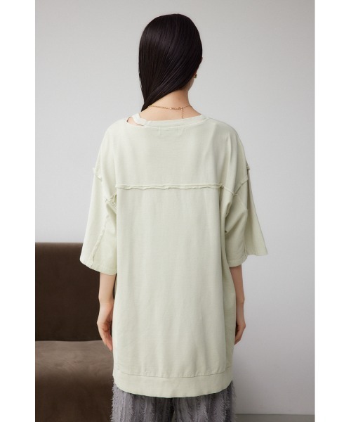 AZUL BY MOUSSY（アズールバイマウジー） tシャツ ダメージウラケ 