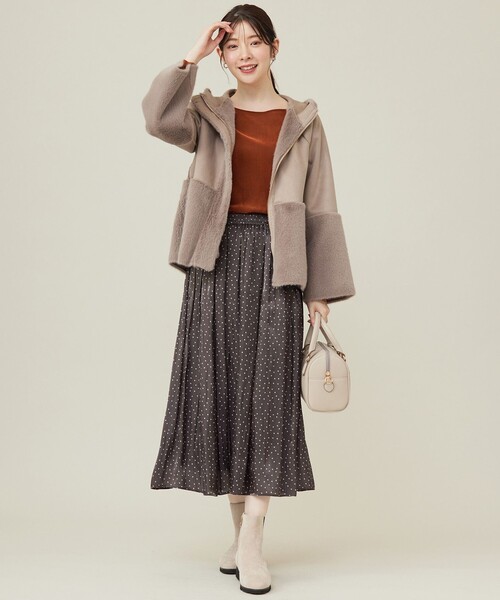 ANY SIS（エニィスィス） コート アウター Luxuryフェイクムートン