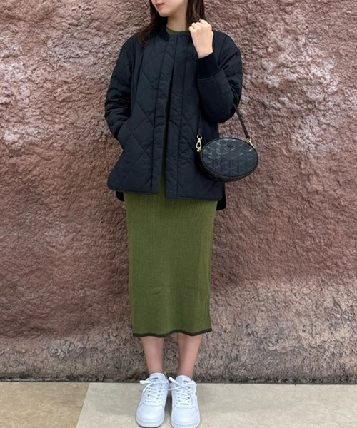 LACOSTE ジャケット ノーカラージャケット ラウンドヘムライン