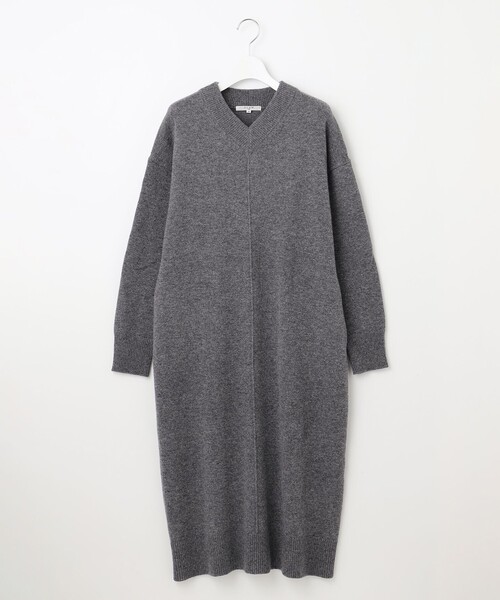 SLOW 23区　ワンピース　　　【新品】 23区 ワンピース 「SLOW/一部店舗限定」ニットトータル Vネック
