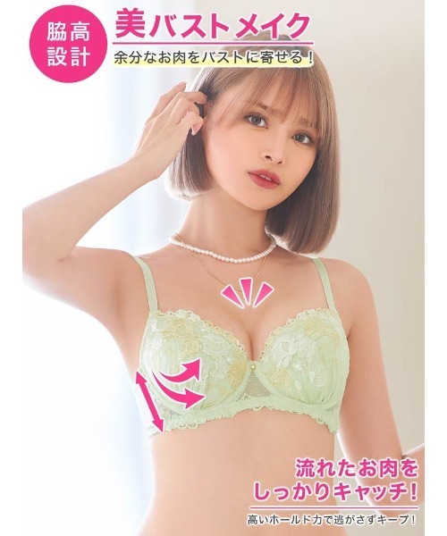 ランジェリー ブラジャー ショーツセット メルティ レーシィ フラワー