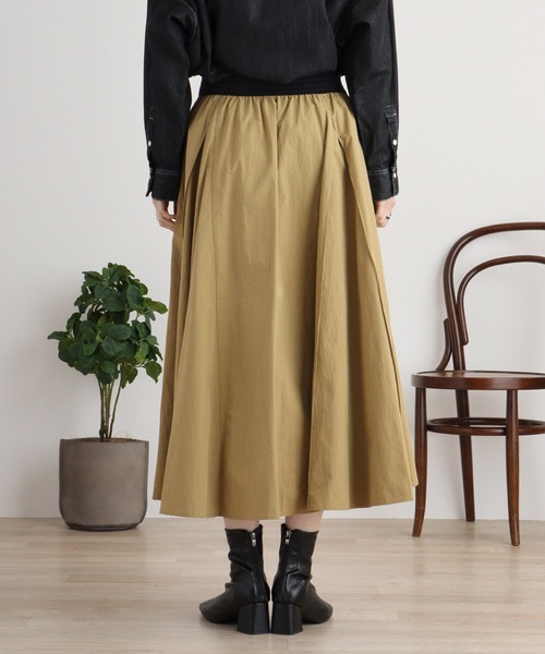 M53.（エムゴーサン）　クワイエットミリタリースカート　カーキ　Mサイズ　美品 EGLANTINE（エグランティーヌ） スマホショルダー スカート メッシュ
