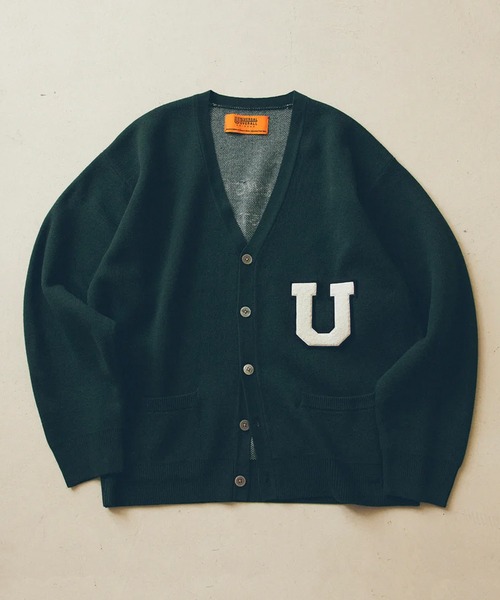 Begin別注 UNIVERSAL OVERALL ワークなシャツカーディガン UNIVERSAL OVERALL カーディガン 「UNIVERSAL / ユニバーサル