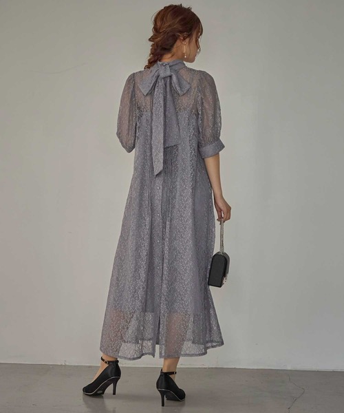 Dorry Doll 「Dorry Doll」 半袖ワンピース M ブルーグレー
