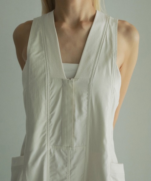 サロペット・オーバーオール・オールインワン anuke drawstring vneck combinaison 38 anuke サロペット オーバーオール Drawstring Vneck Combinaison