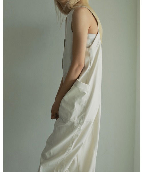 anuke サロペット オーバーオール Drawstring Vneck Combinaison