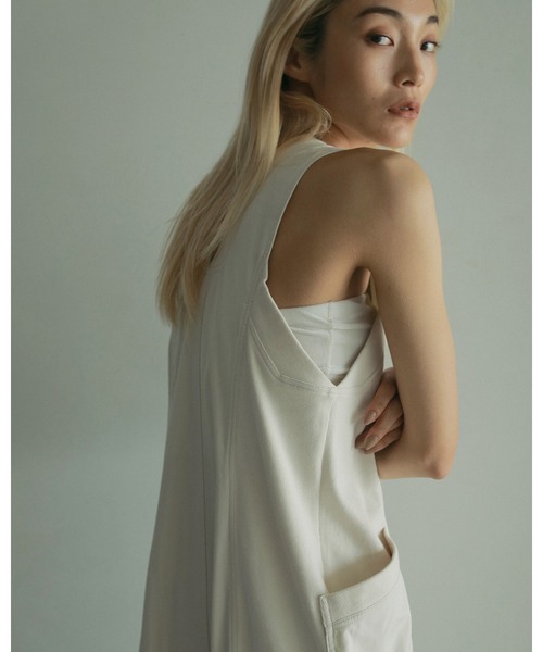 サロペット・オーバーオール・オールインワン anuke drawstring vneck combinaison 38 anuke サロペット オーバーオール Drawstring Vneck Combinaison