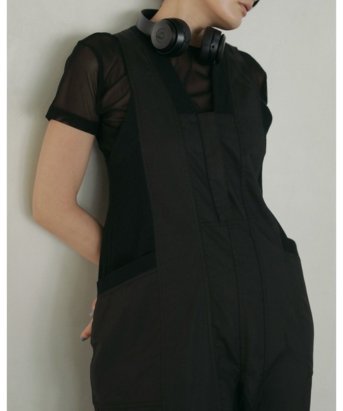 サロペット・オーバーオール・オールインワン anuke drawstring vneck combinaison 38 anuke サロペット オーバーオール Drawstring Vneck Combinaison