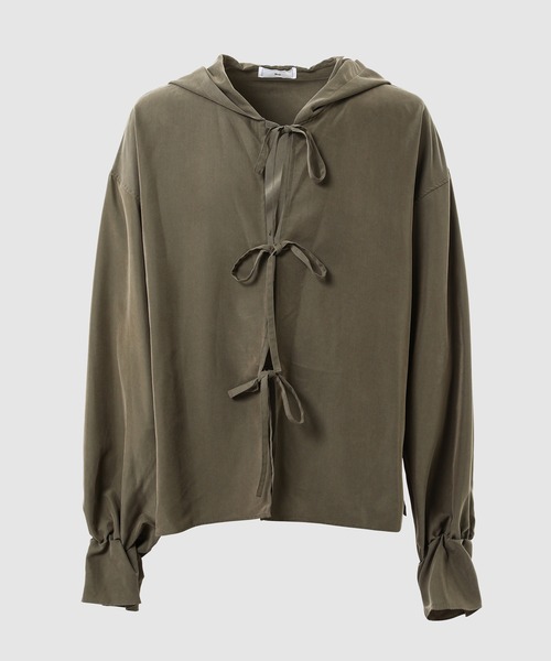 Urig パーカー POPLIN RIBBON HOOD SHIRT メンズ : ZOZOTOWN Yahoo!店 