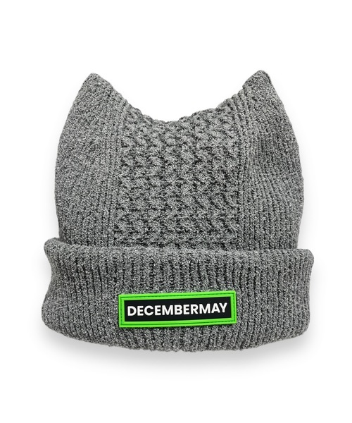 【DECEMBERMAY】ニットキャップ 猫耳 DECEMBERMAY ニット帽 ニットキャップ Neo Cat beanie
