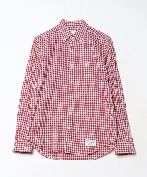WACKO MARIA 「WACKO MARIA」 チェック柄長袖シャツ M レッド メンズ 