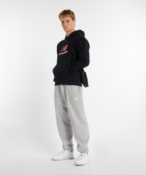 New Balance パーカー Athletics スウェットロゴフーディ メンズ
