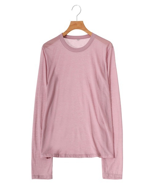 tシャツ BASERANGE / ベースレンジ：LONG SLEEVE TEE：TOLS-BL-AU24「ANN」 レディース