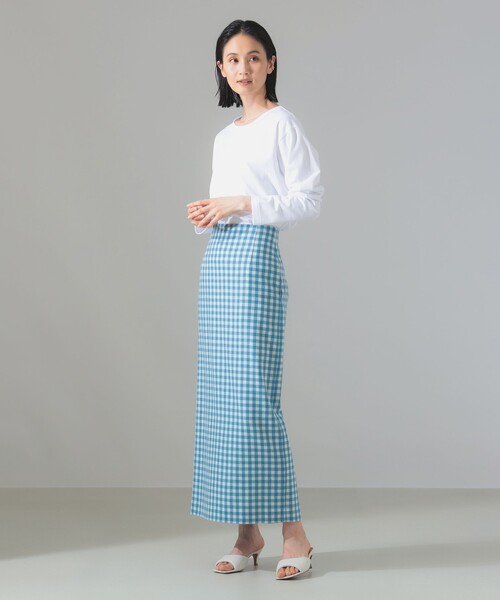 tシャツ 「別注」ATON / DRY COTTON JERSEY ロングスリーブ Tシャツ レディース 別注】ATON / DRY COTTON JERSEY ロングスリーブ Tシャツ（T