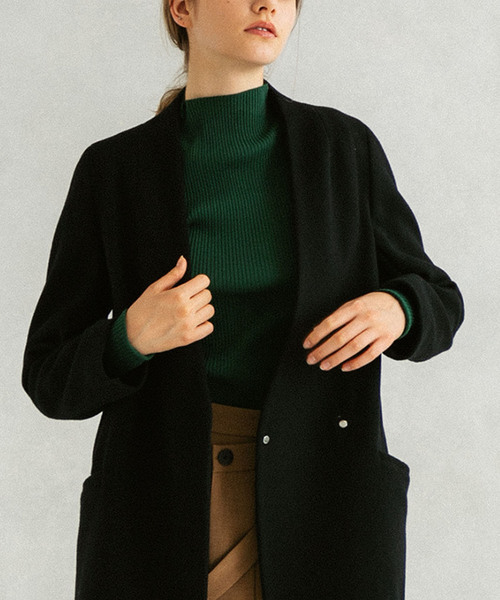 UNITED TOKYO（ユナイテッドトウキョウ） ノーカラーコート 1 ベージュ