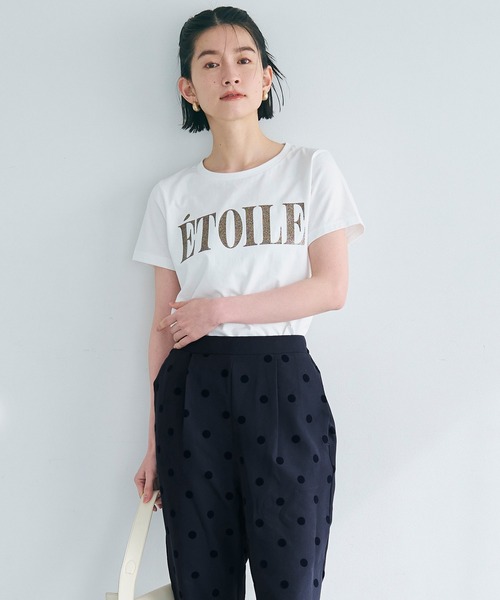 coca（コカ） スラックス パンツ 「WEB限定セール」フロッキードット柄