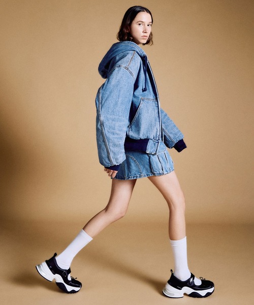 CHARLES & KEITH◆ボウ ツートーンメリージェーンスニーカー CHARLES ＆ KEITH スニーカー ボウ ツートーンメリージェーン