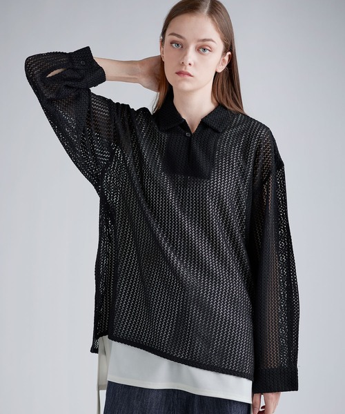 SOCCE シャツ シアーレーススキッパーシャツ メンズ レディース