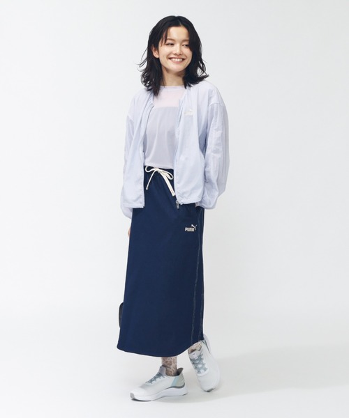 PUMA（プーマ） スカート PUMA CORE HERITAGE デニムライク ロング