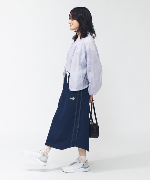 PUMA（プーマ） スカート PUMA CORE HERITAGE デニムライク ロング