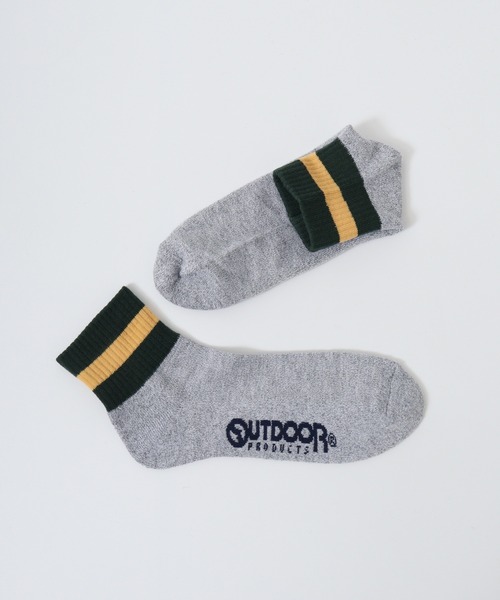  ホワイト クォーターソックス 5足セット ユニセックス OUTDOOR PRODUCTS 靴下 5足セット クォーターソックス 5P メンズ