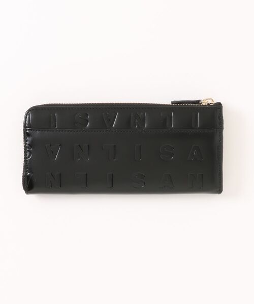 SILNA minacolo 財布 SILNAロゴ 型押し L字 長財布 レディース