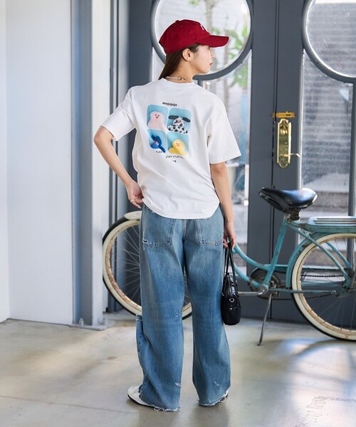 PUBLUX tシャツ PUBLUX/パブリュクス mojojojo バックプリントT