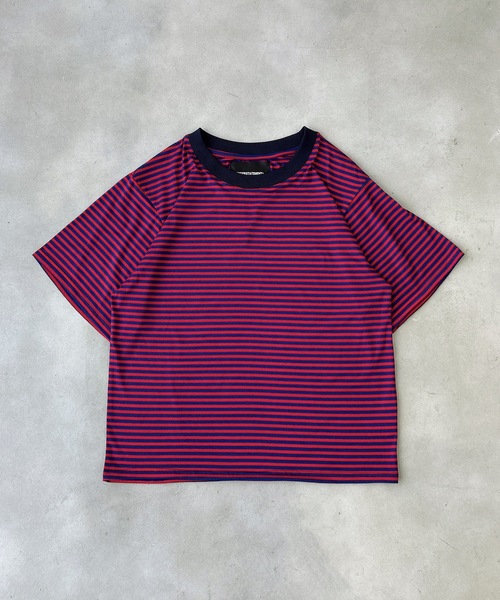 tシャツ 「ULTIMA」 Cotton Border Tシャツ レディース UNDERSTATEMENTs tシャツ 「ユニセックス」ボーダーリンガーT