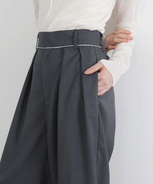 Honnete　2WAY　ワイドパンツ　ゆったり　リネン　黒　ポーランド製 楽天市場】honnete（パンツ｜ボトムス）：レディース