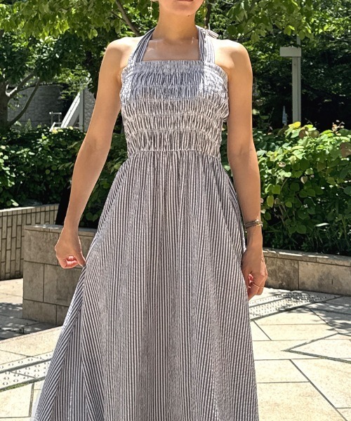 ワンピース ストライプベアトップワンピース : ZOZOTOWN Yahoo