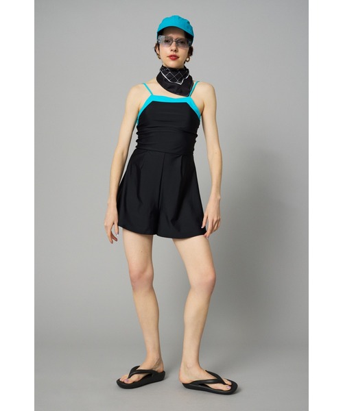 HeRIN.CYE オールインワン Back open swim wear バックオープン