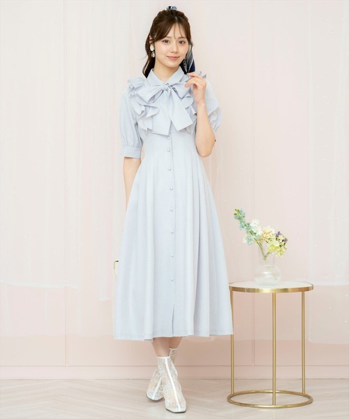 WILLSELECTION（ウィルセレクション） ワンピース ラッフルリボンタイ
