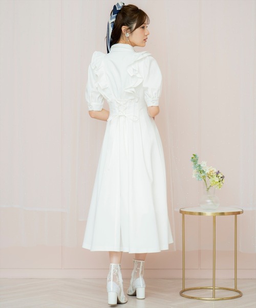 WILLSELECTION（ウィルセレクション） ワンピース 半袖 ラッフル