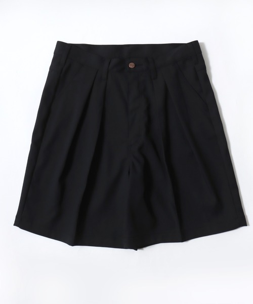 ワイドショーツ スラックス ブラック Wrangler スラックス Wrangler（ラングラー）WRANCHER SHORTS