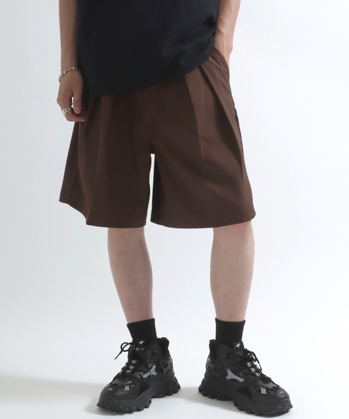 Wrangler（ラングラー） ワイドパンツ ハーフパンツ スラックス 短パン