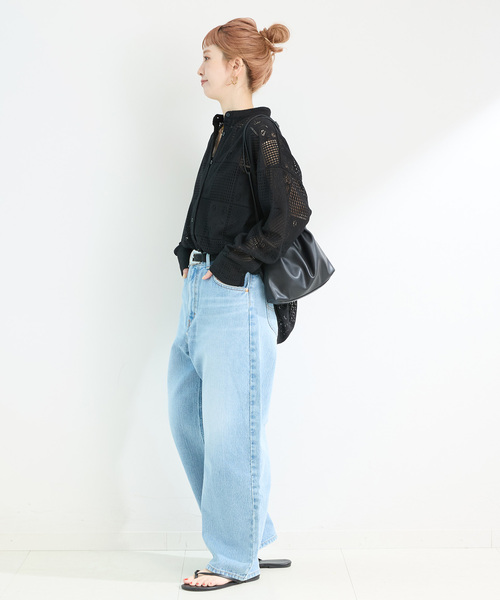 B.C STOCKレースシャツ/ブラウス B.C STOCK ブラウス シャツ 「追加」手洗い可 / レースシャツ