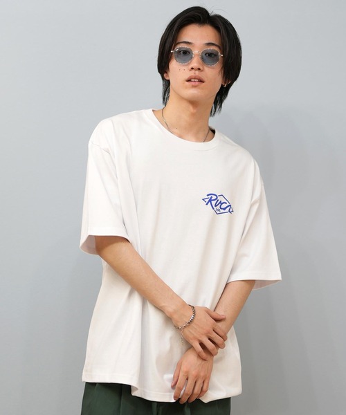 RVCA（ルーカ） tシャツ 半袖Tシャツ バックプリント ビックシルエット 