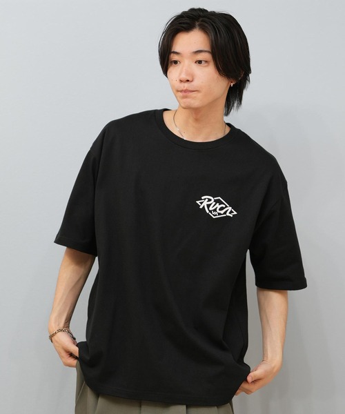 RVCA（ルーカ） tシャツ 半袖Tシャツ バックプリント ビックシルエット