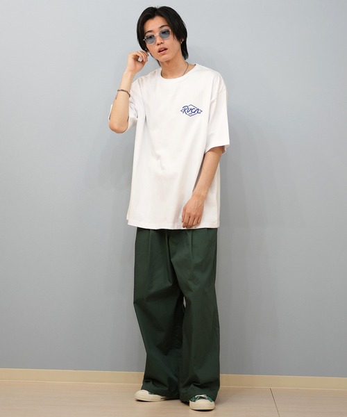 RVCA（ルーカ） tシャツ 半袖Tシャツ バックプリント ビックシルエット 